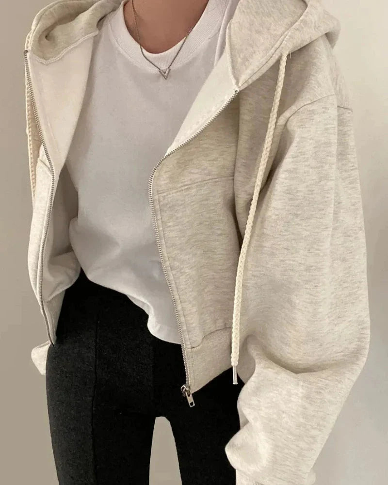 Felpa oversize con cappuccio