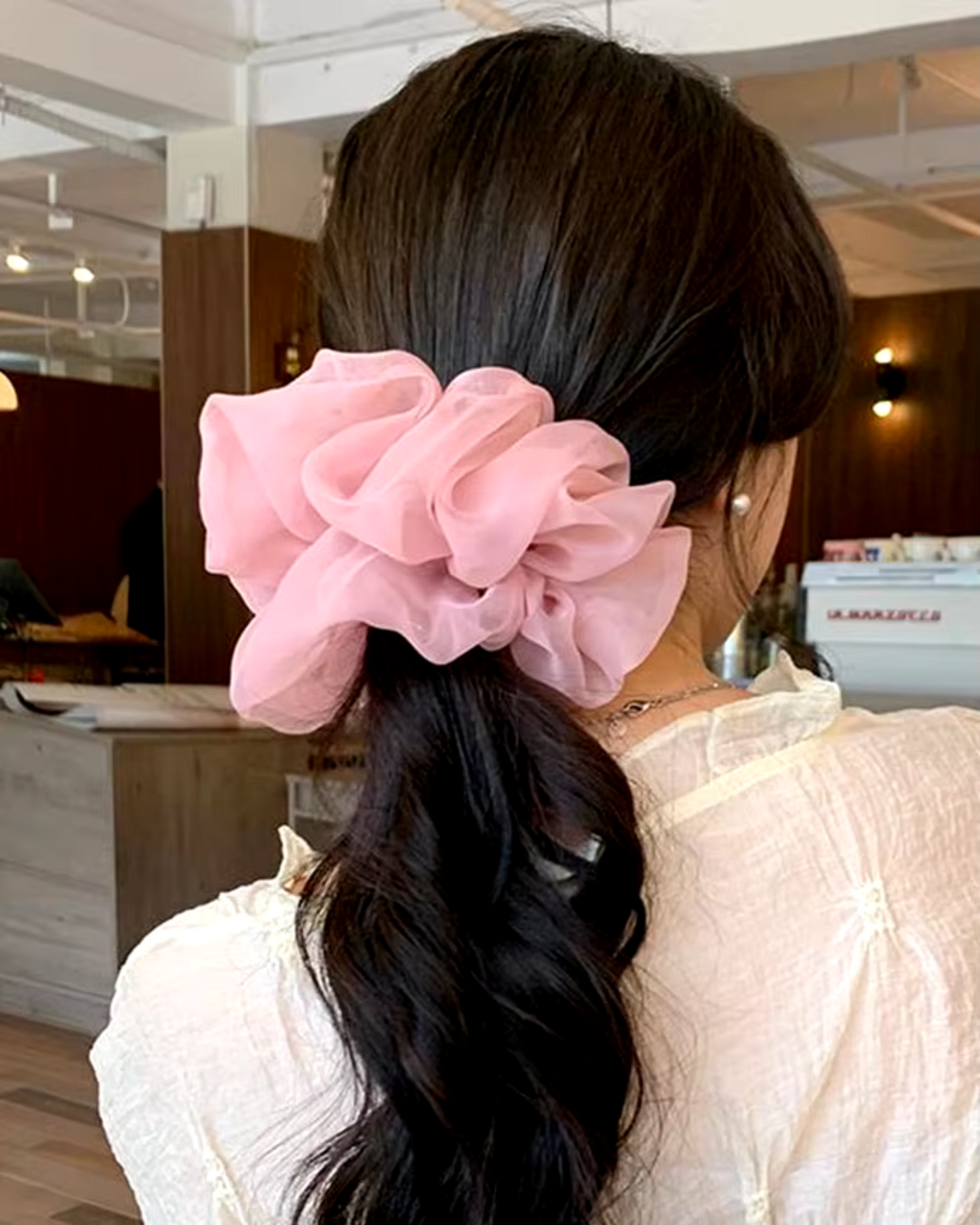 Gomma per capelli in chiffon scrunchie