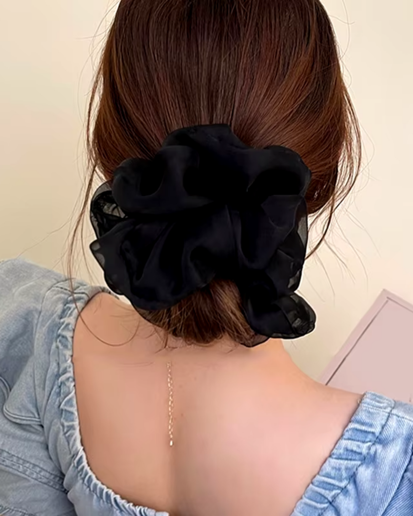 Gomma per capelli in chiffon scrunchie