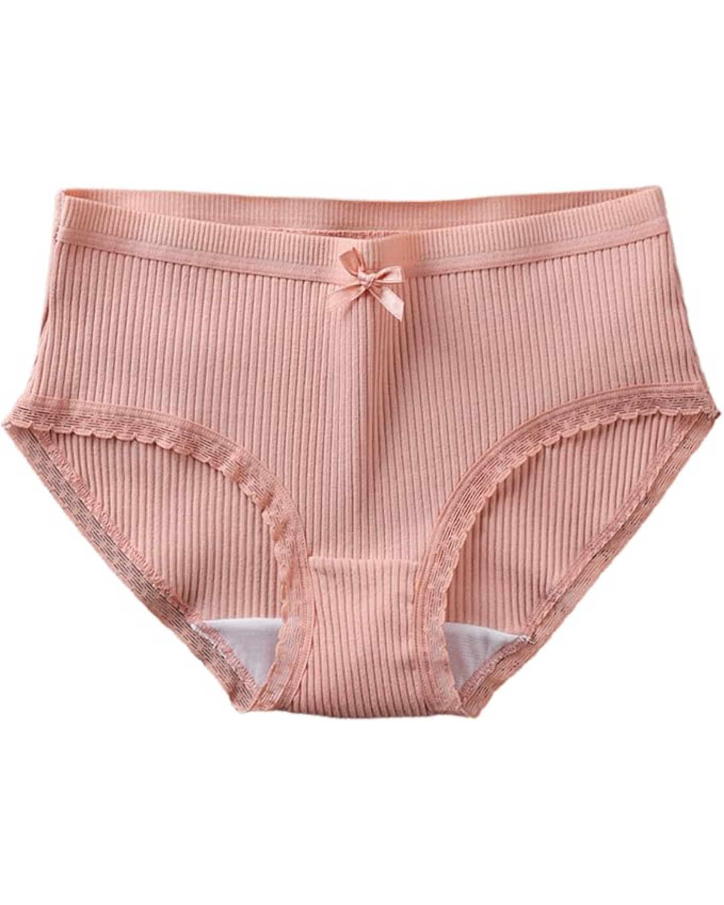 Mutandine a vita bassa a righe con pizzo