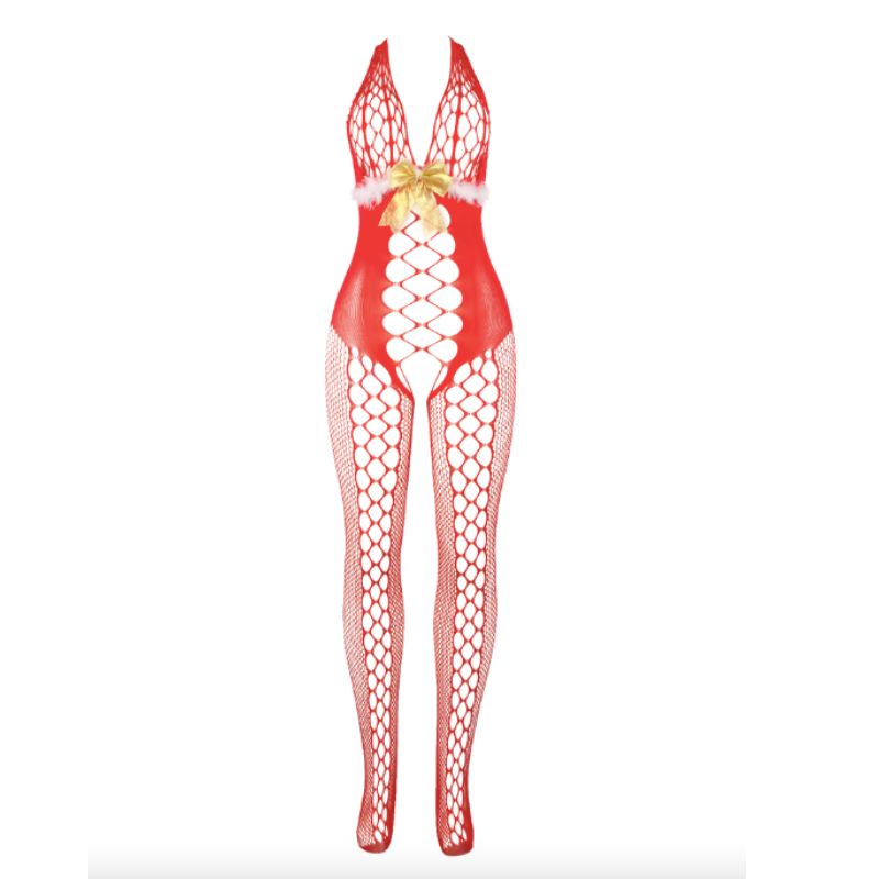 Bodystocking lungo natalizio