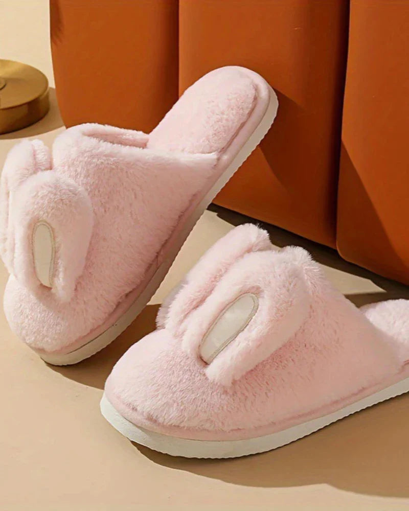Pantofole pelose con orecchie