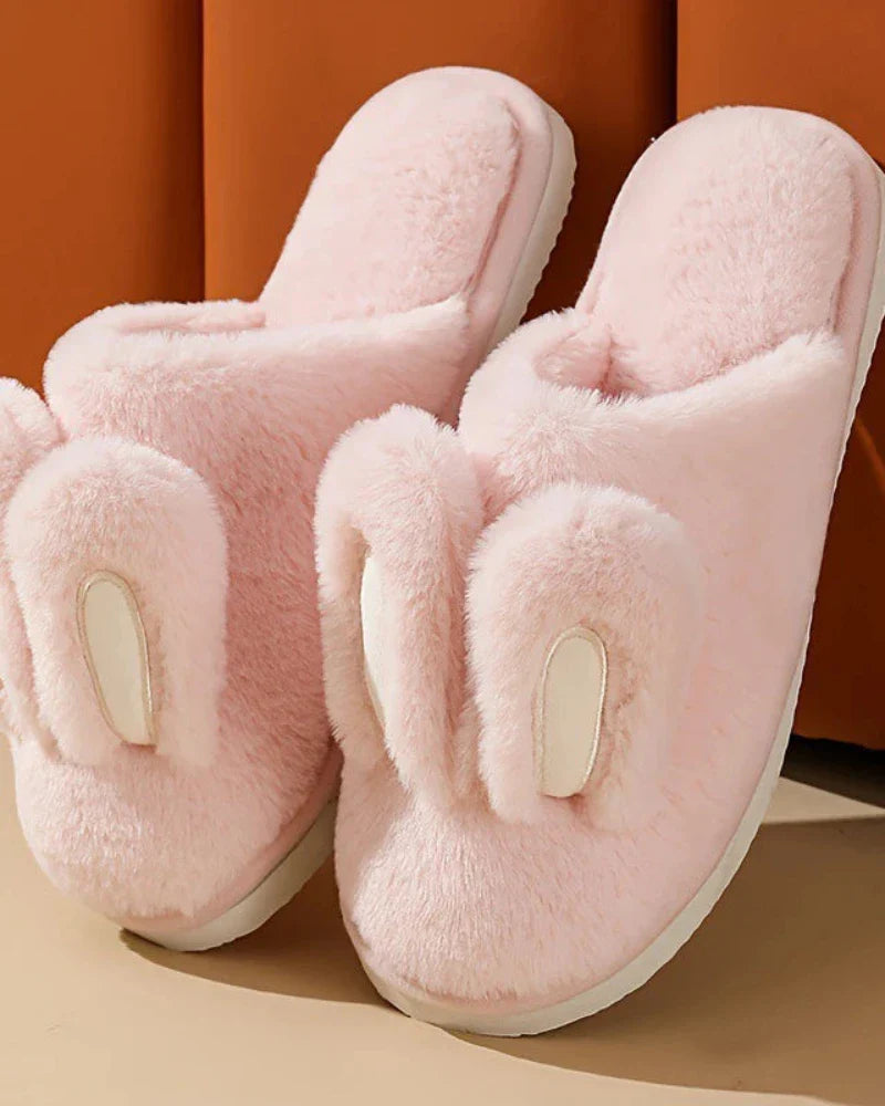 Pantofole pelose con orecchie