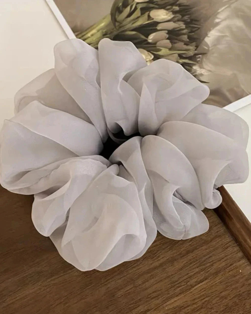 Gomma per capelli in chiffon scrunchie