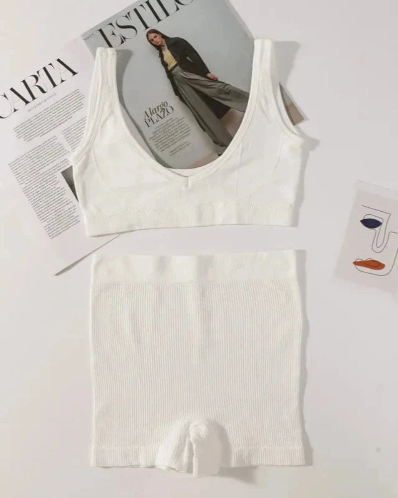 Completo di lingerie comodo con boxer