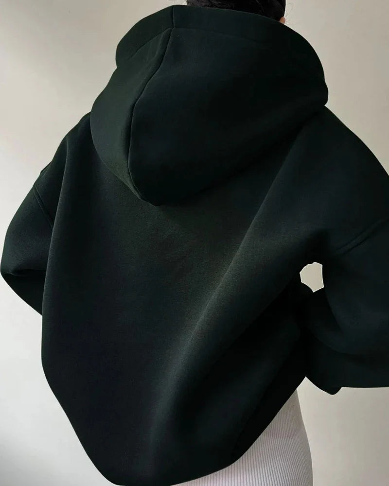 Felpa oversize con colletto