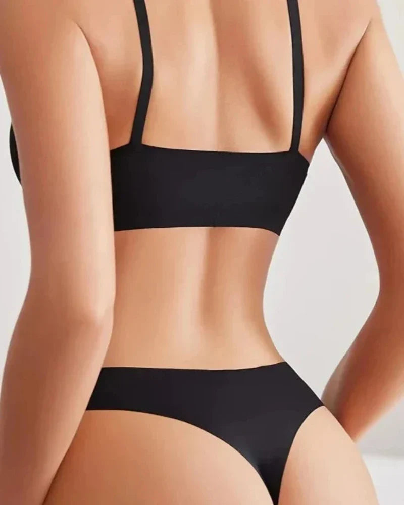 Completo di lingerie senza cuciture e comodo