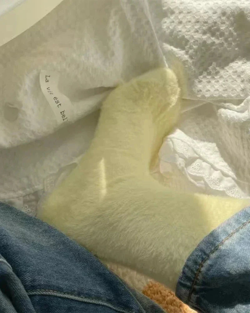 Calze lunghe calde e morbide