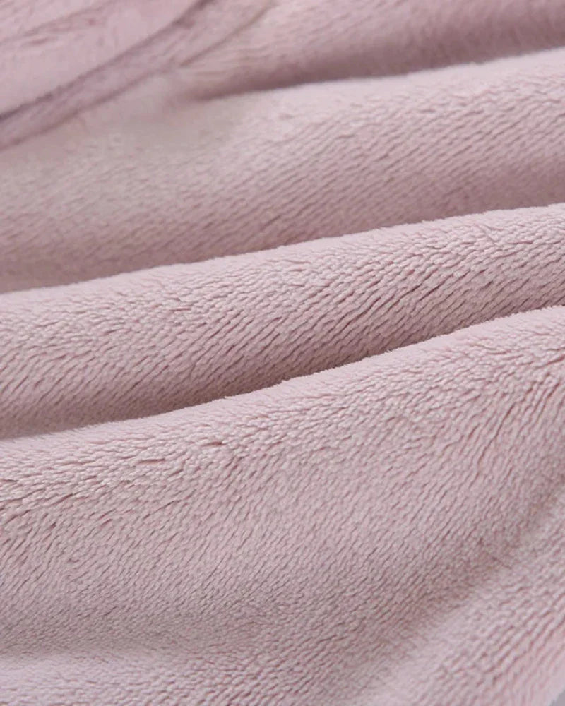 Pantaloni lunghi in velluto peluche