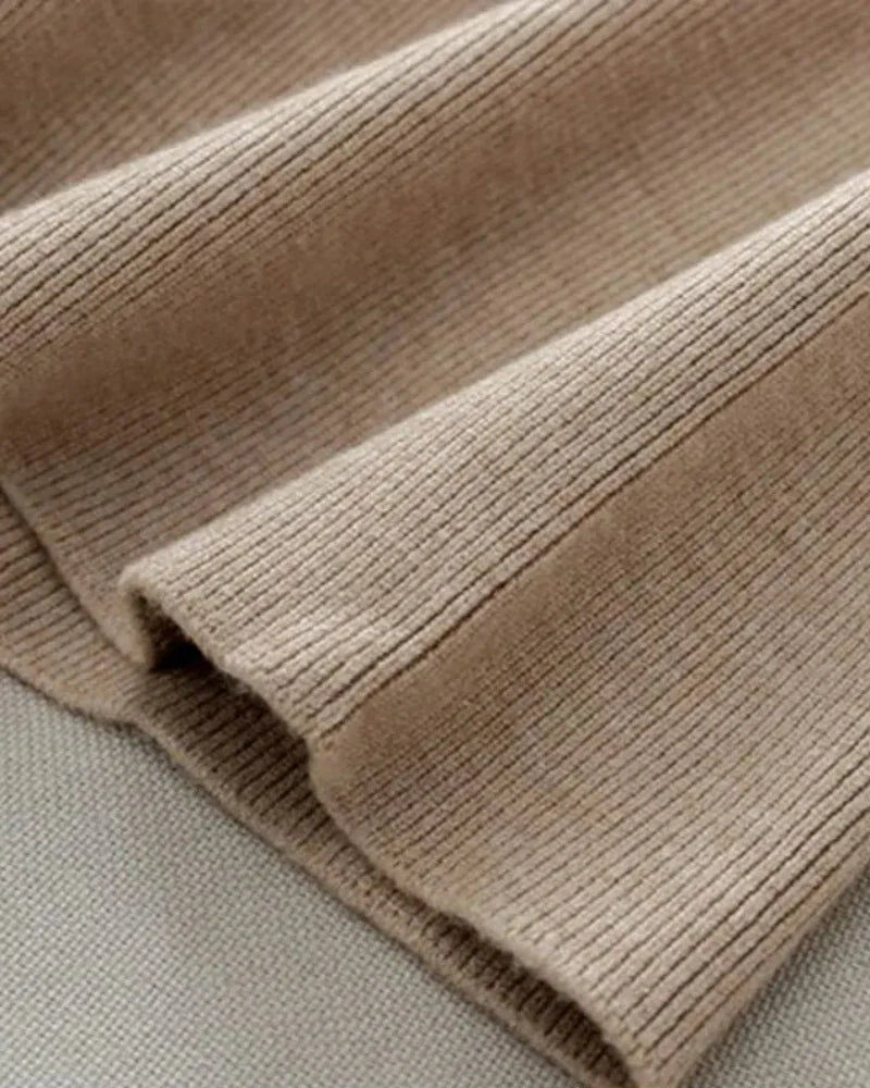 Pantaloni morbidi con gamba larga
