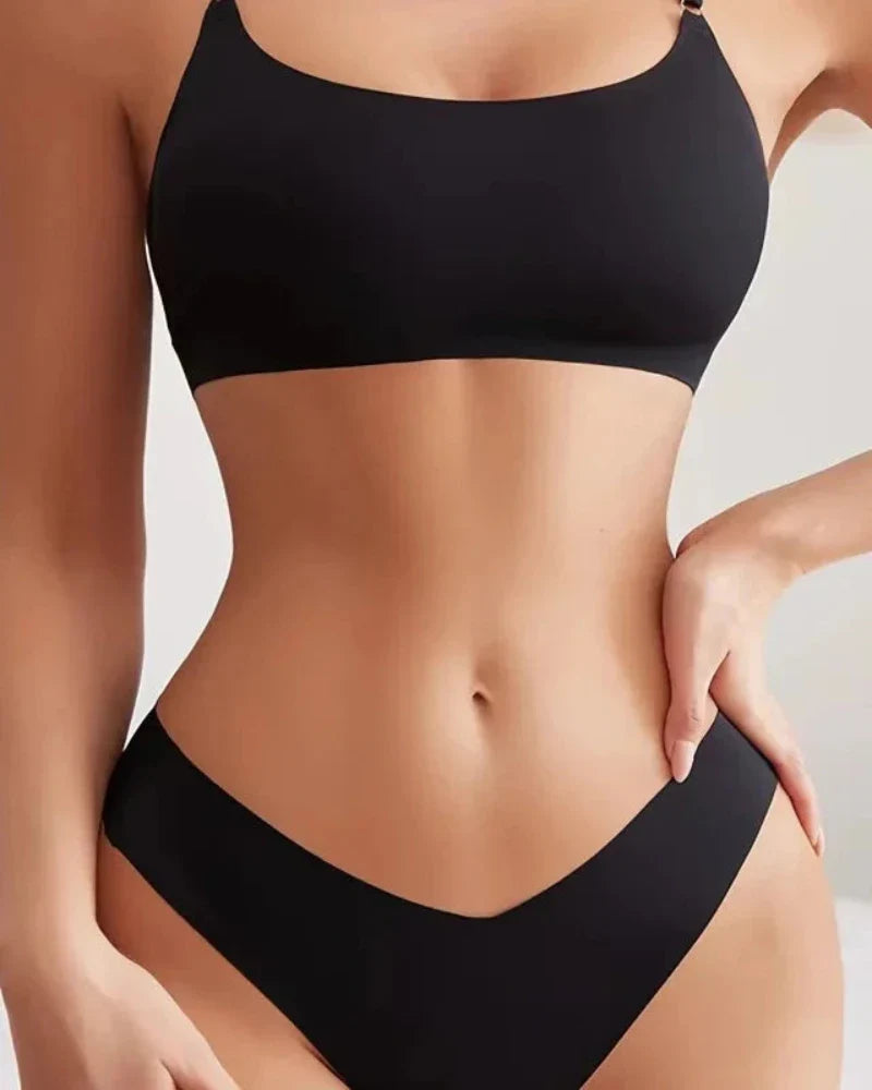 Completo di lingerie senza cuciture e comodo