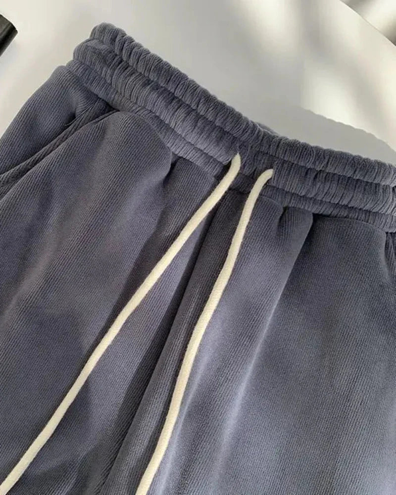Pantaloni lunghi in corduroy con imbottitura confortevole