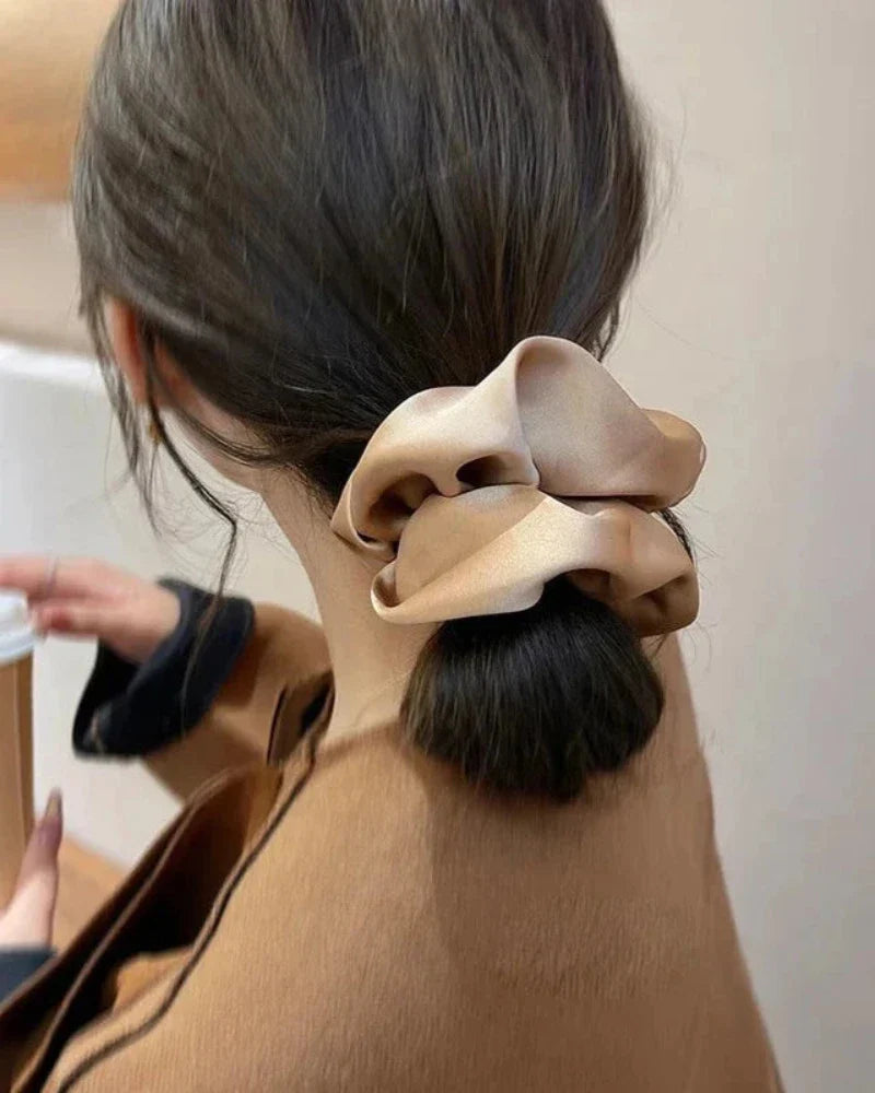 Fascia per capelli in satin scrunchie