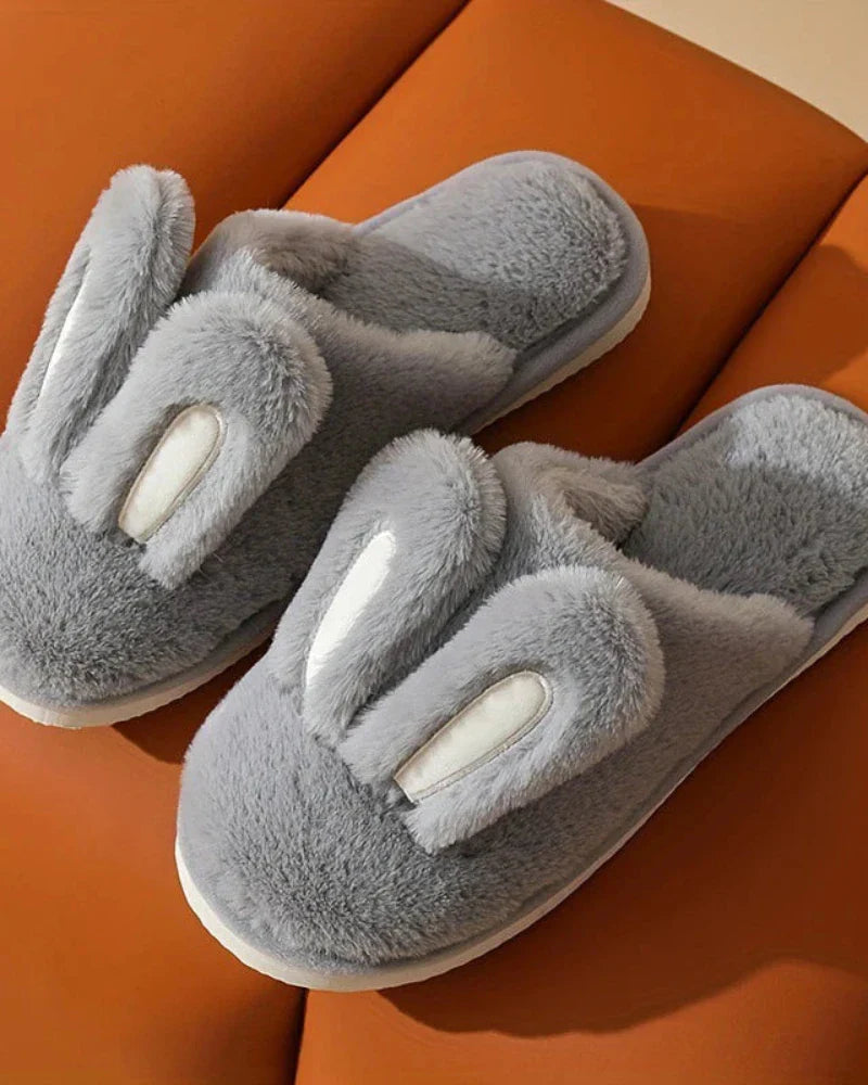 Pantofole pelose con orecchie