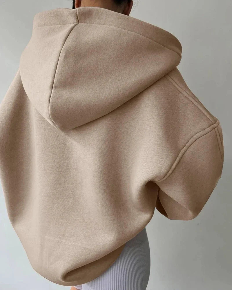 Felpa oversize con colletto