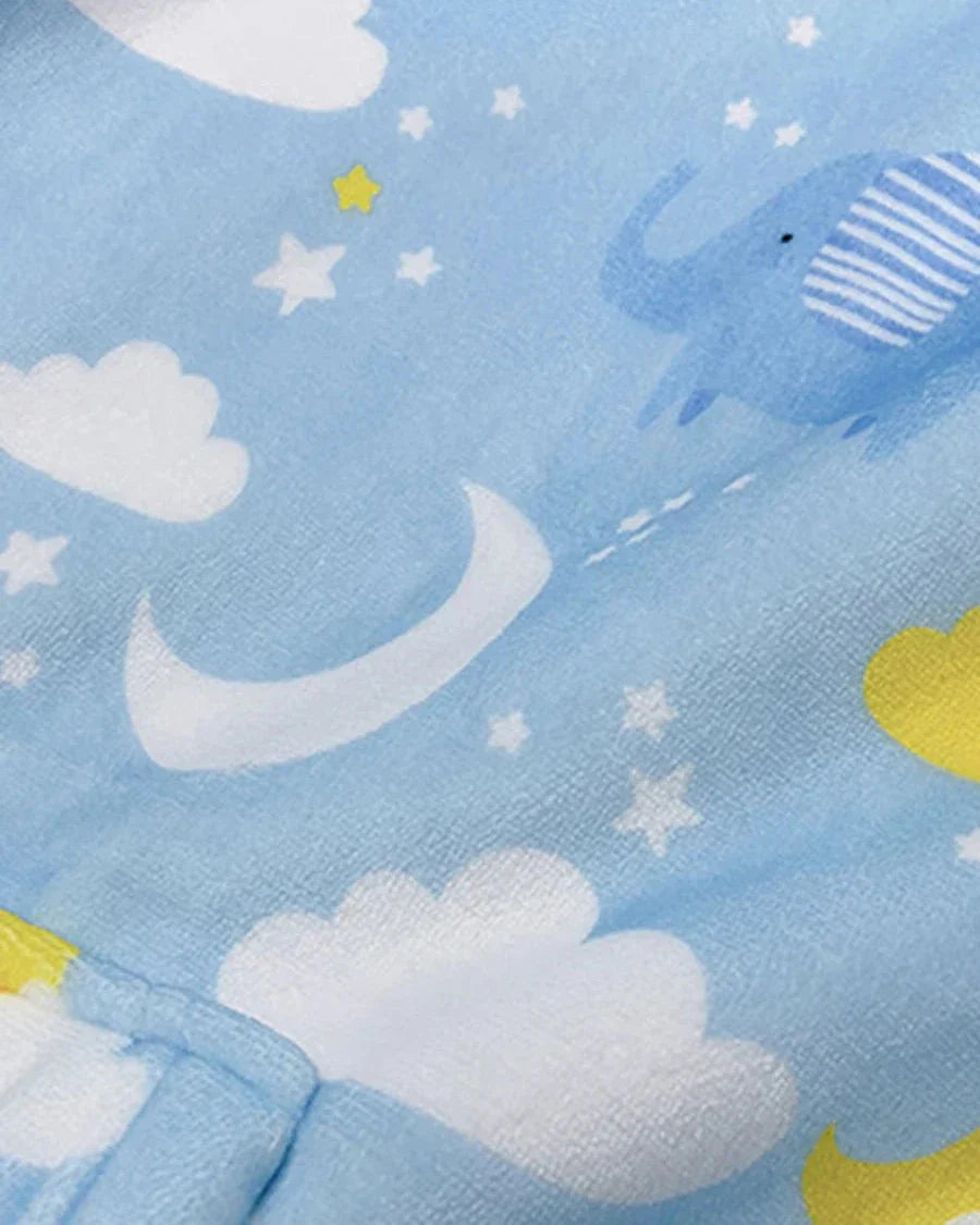 Felpa oversize in peluche con cappuccio e tasca