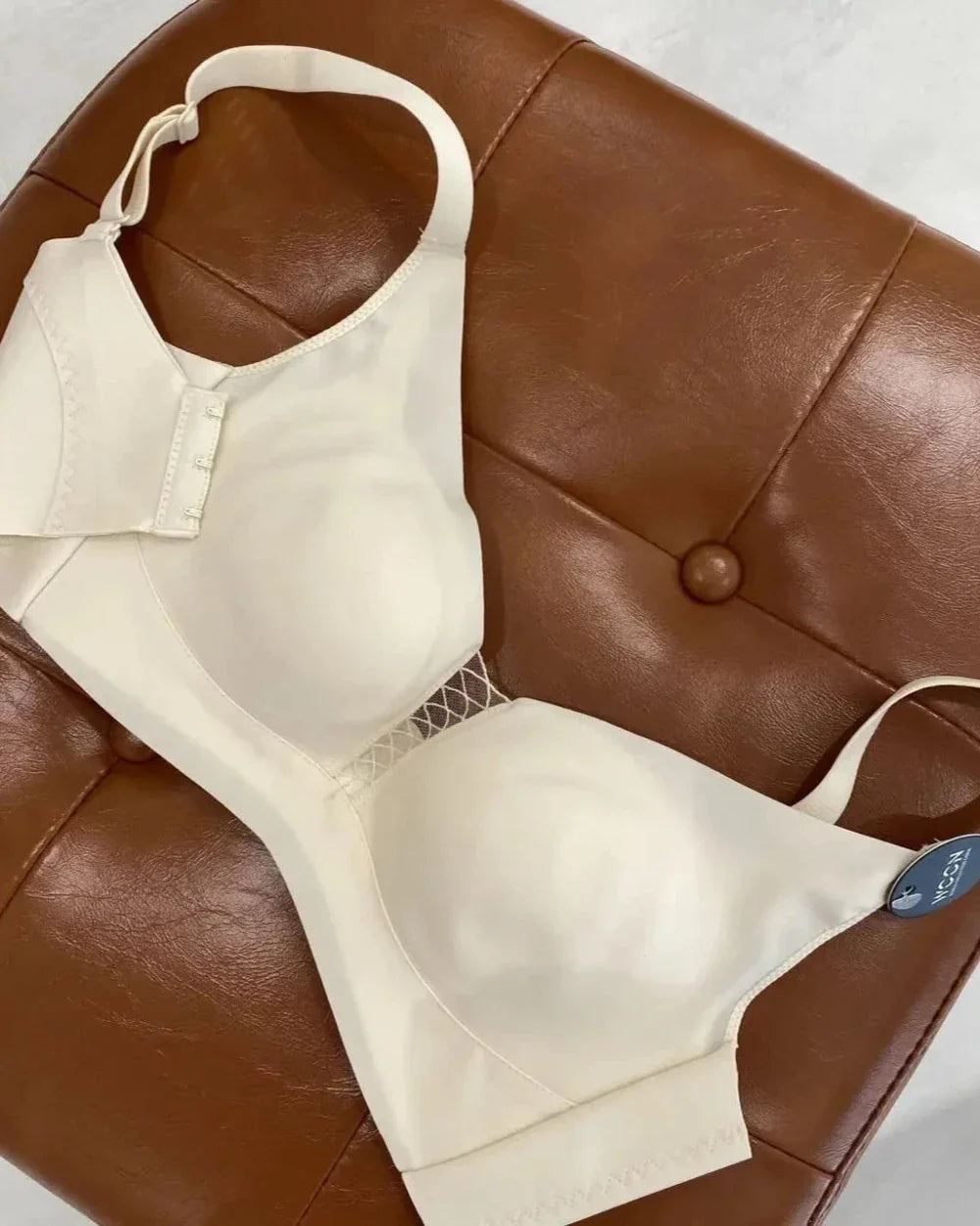 Reggiseno morbido con rete decorativa