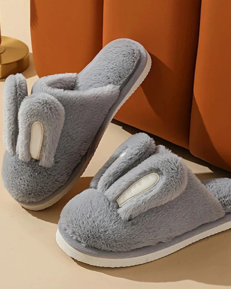 Pantofole pelose con orecchie