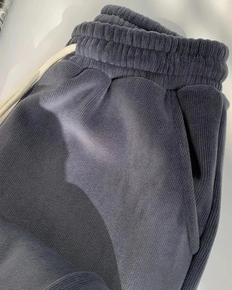 Pantaloni lunghi in corduroy con imbottitura confortevole