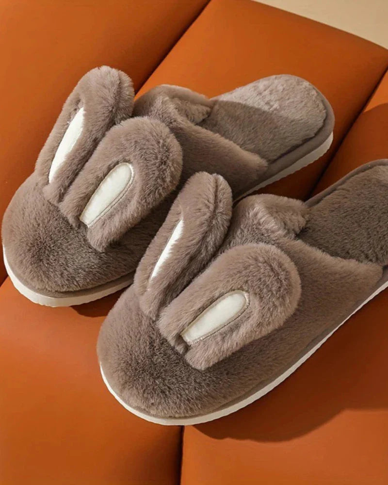 Pantofole pelose con orecchie