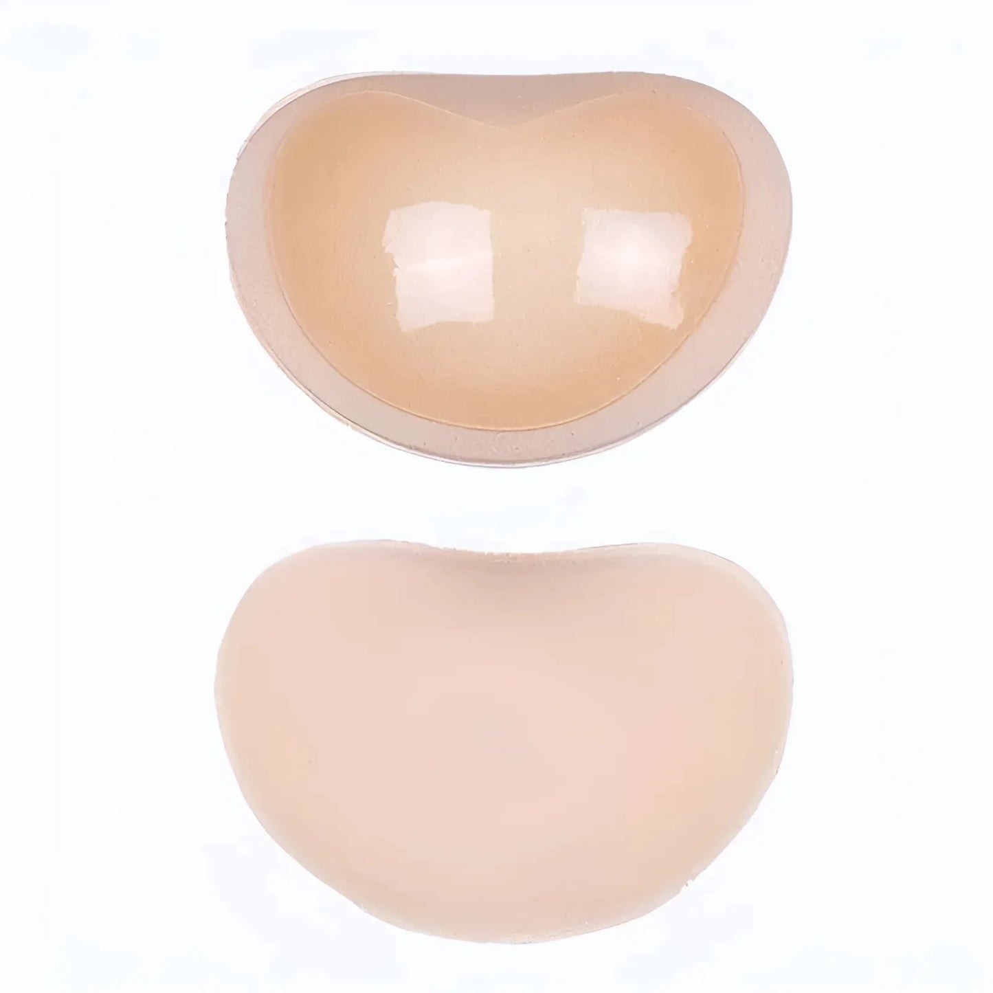 Beige Inserti per reggiseno in tessuto adesivo