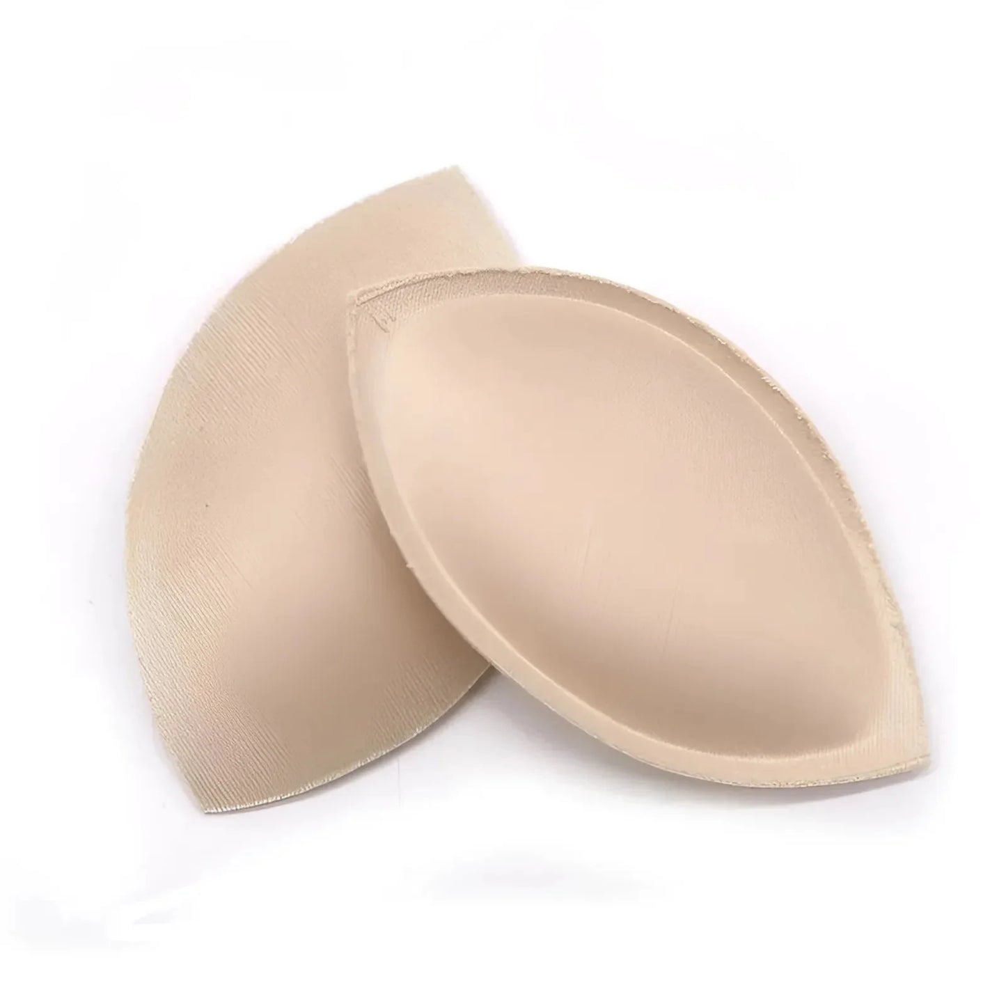 Beige Inserti per reggiseno in tessuto a forma di goccia