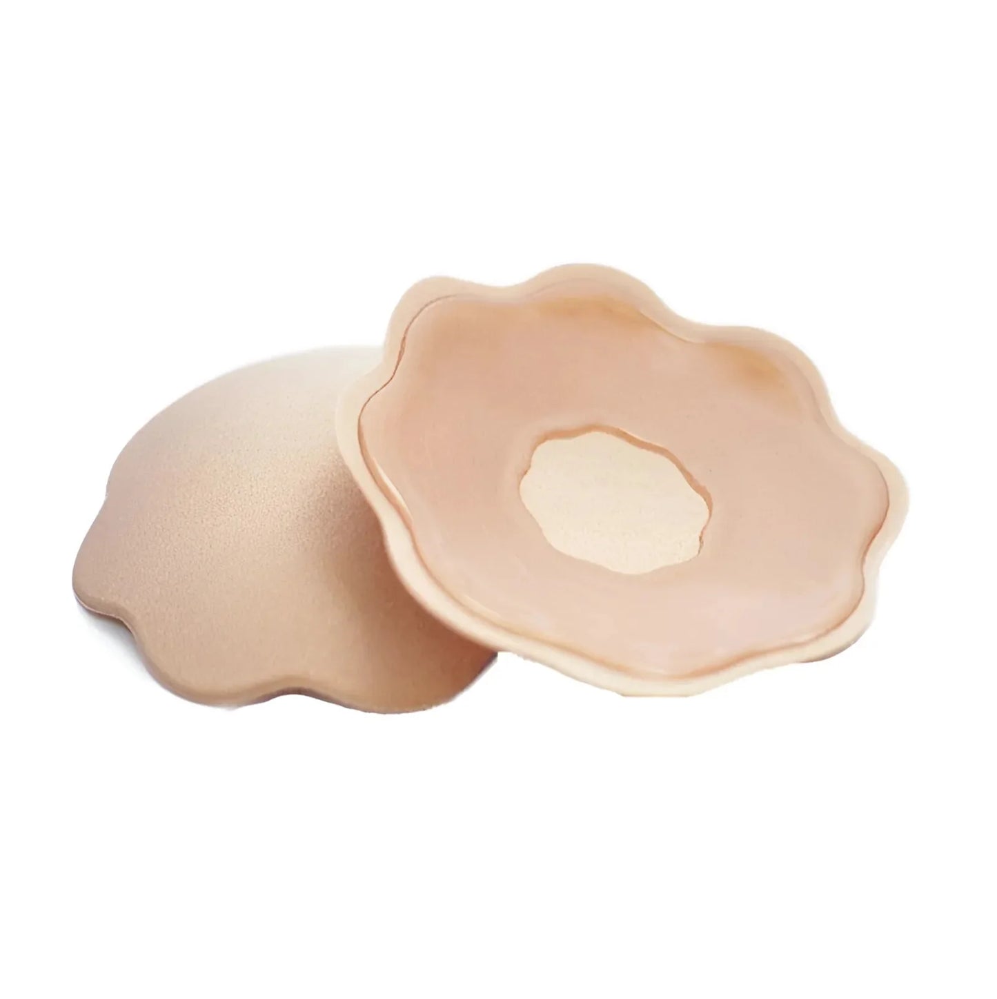 Beige Cuscinetti Auricolari Universali in Tessuto