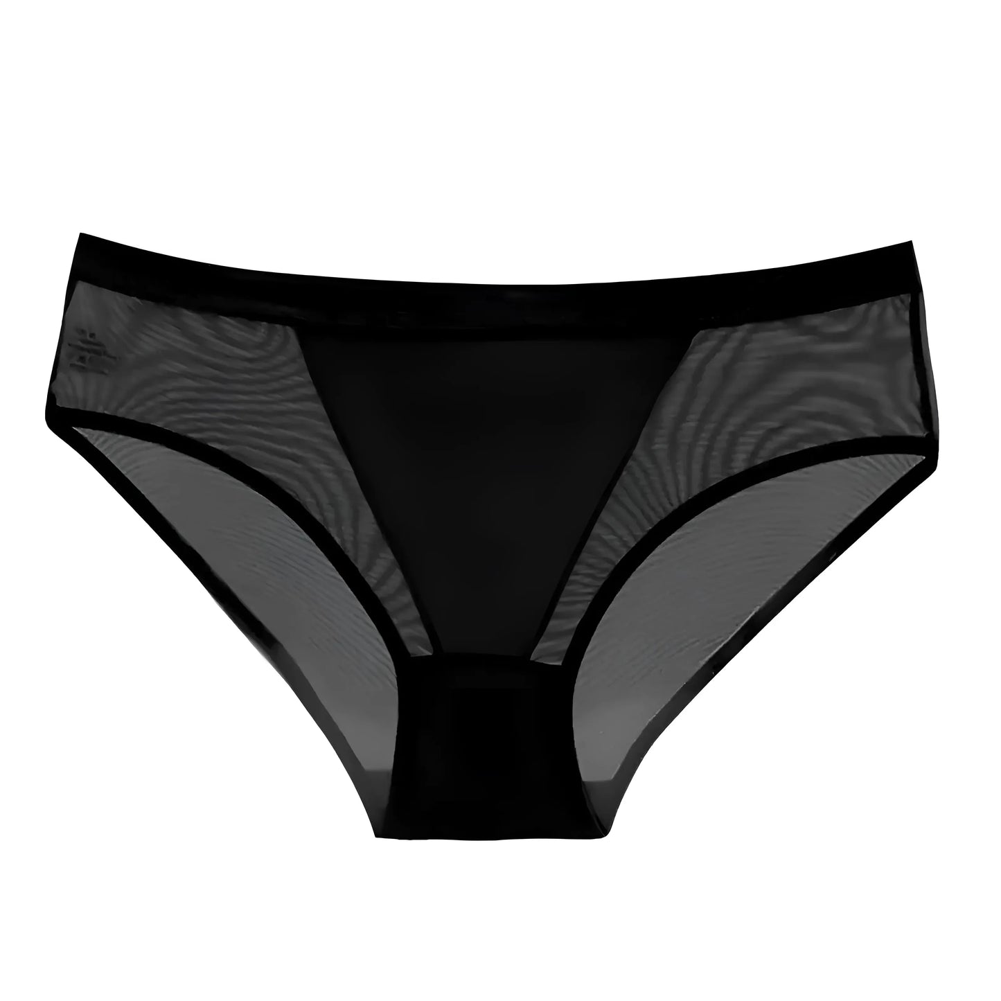 Nero Mutande Classiche con Retro Trasparente