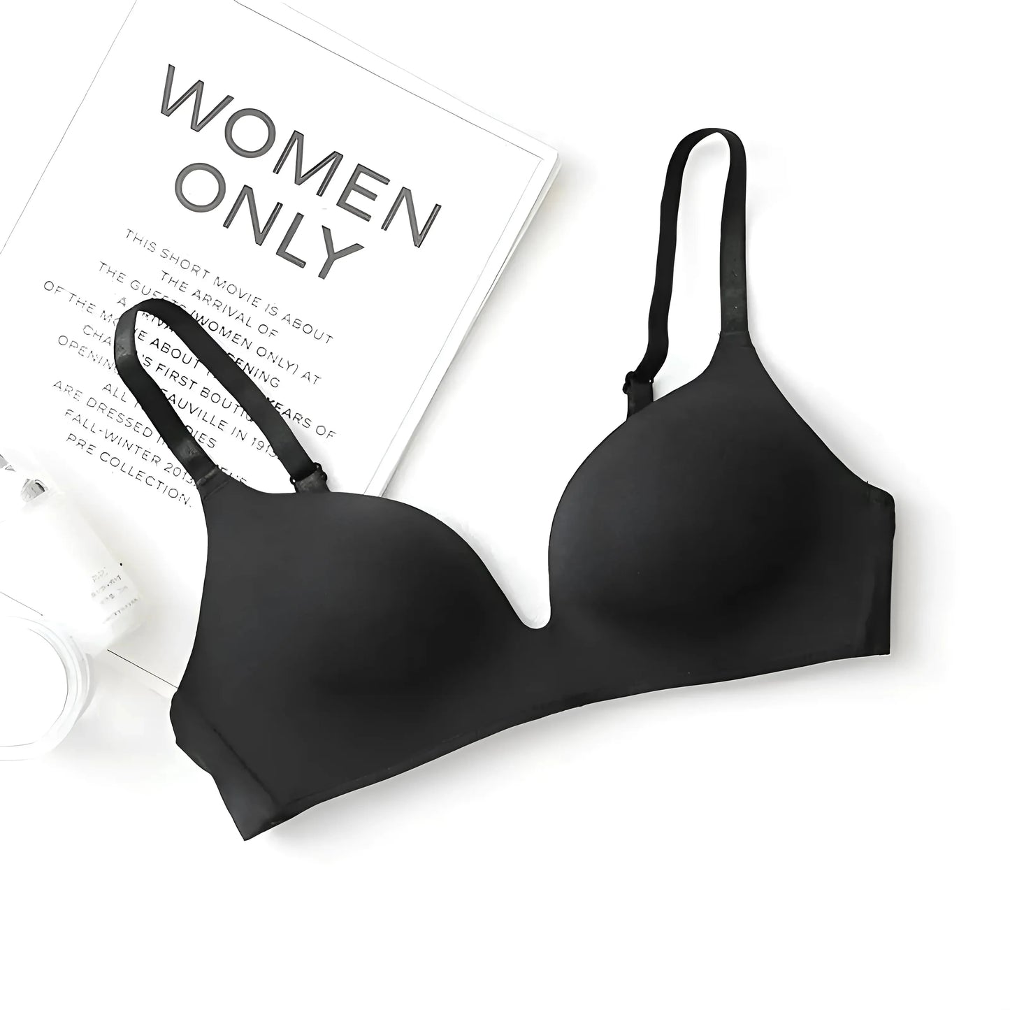Nero Reggiseno Classico Senza Cuciture