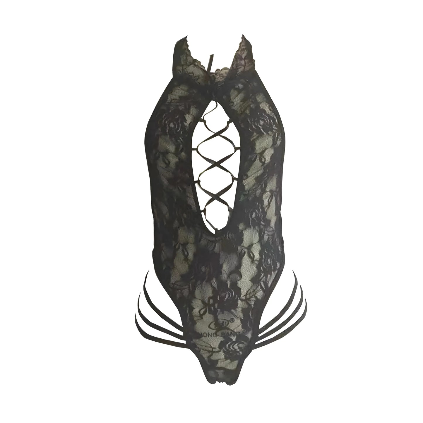 Nero Body Corsetto con Lacci