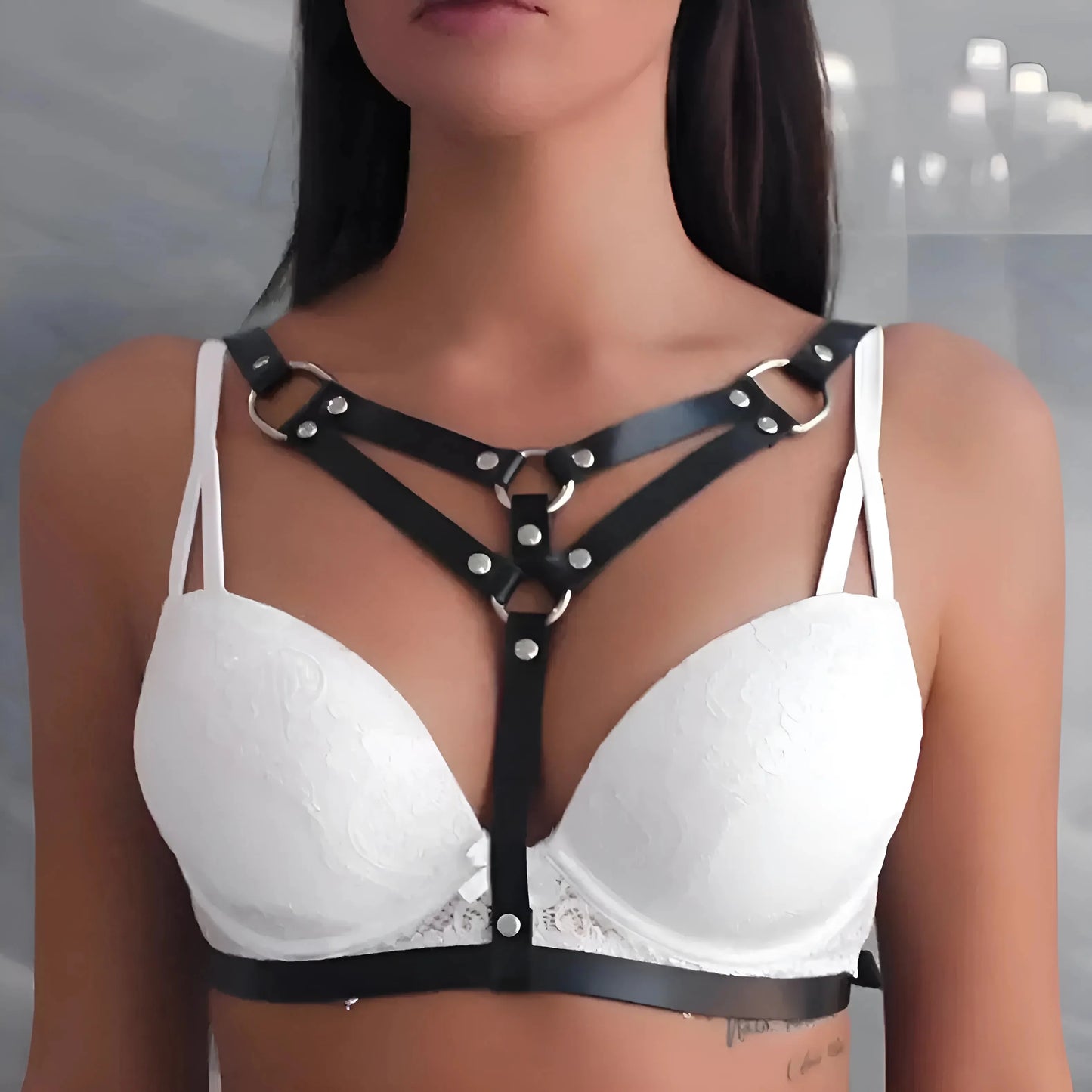 Nero Harness Bra