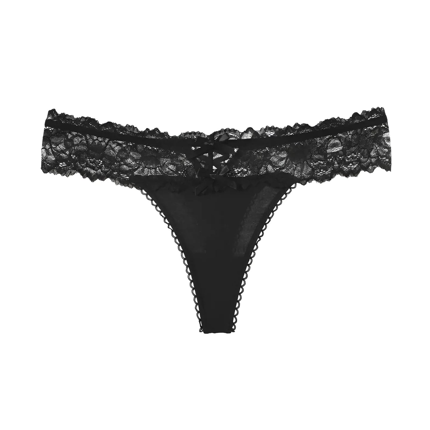Nero Mutandine da donna con pizzo