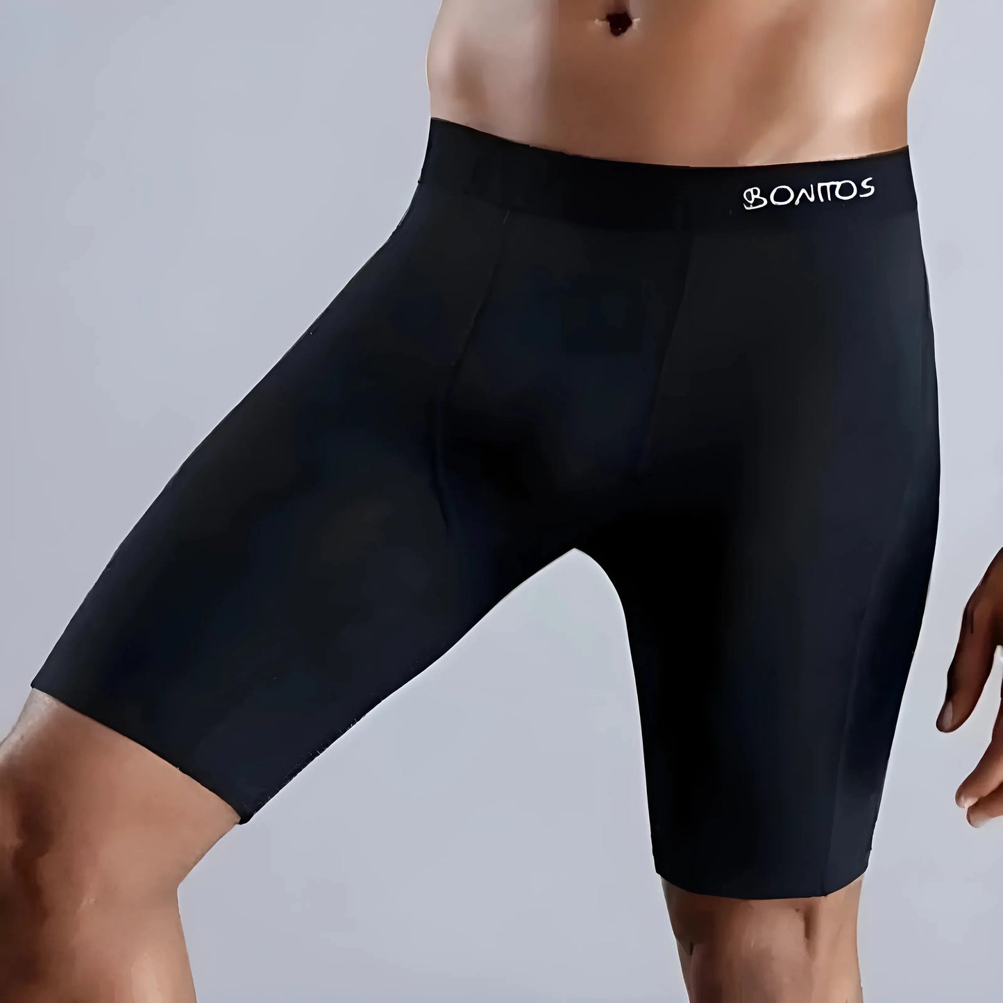 Nero Boxer lunghi da uomo