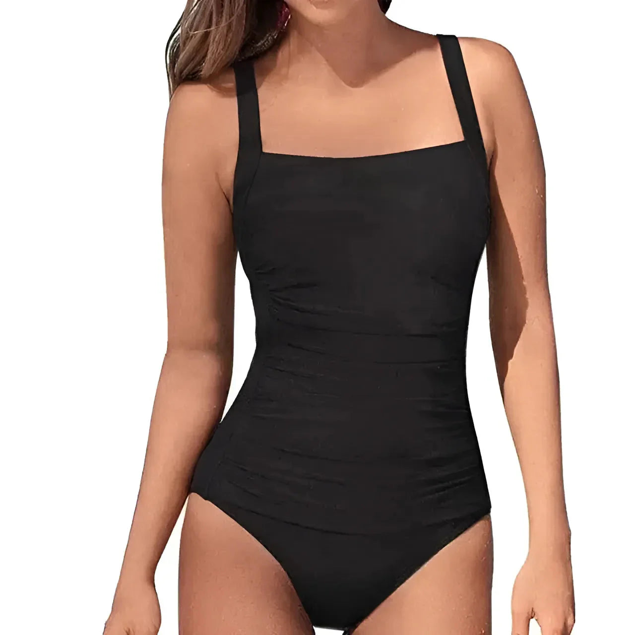 Nero Costume intero arricciato