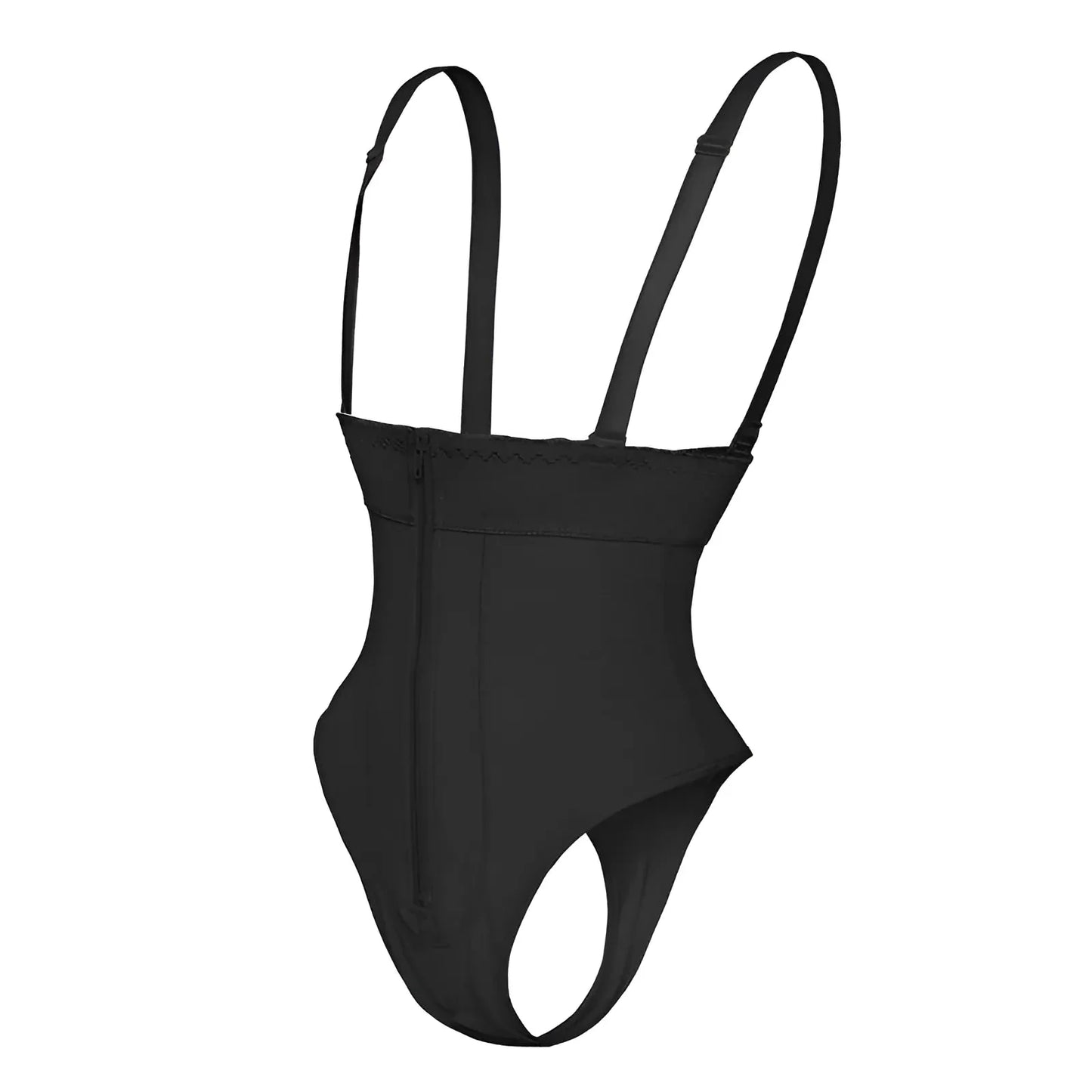 Nero Slip Snellenti con Zip