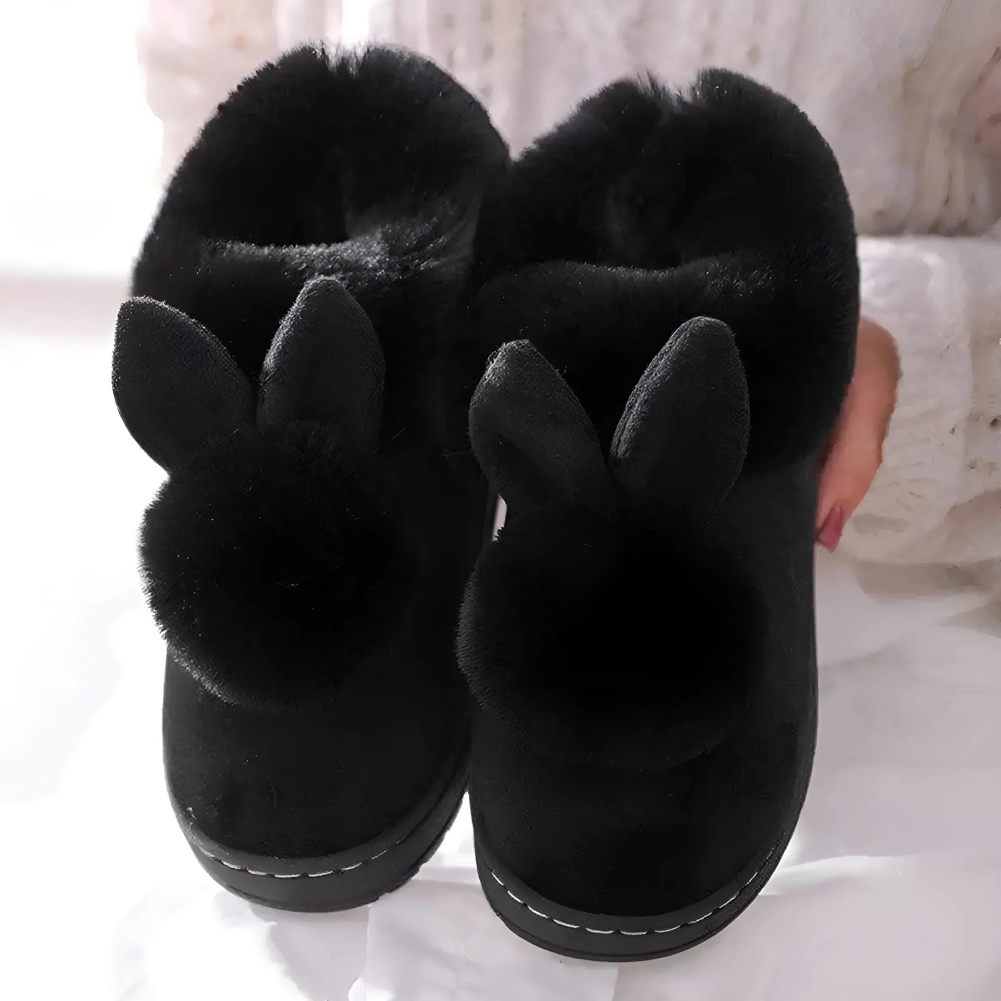 Nero Pantofole da donna slip-on