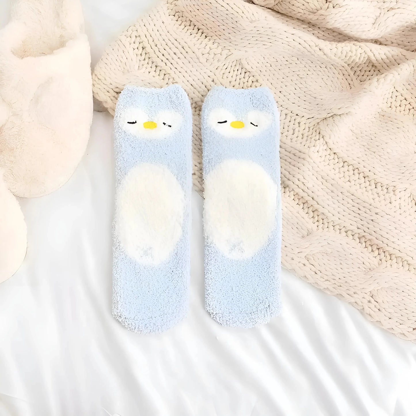 Blu Calze Funky a Tema Animale