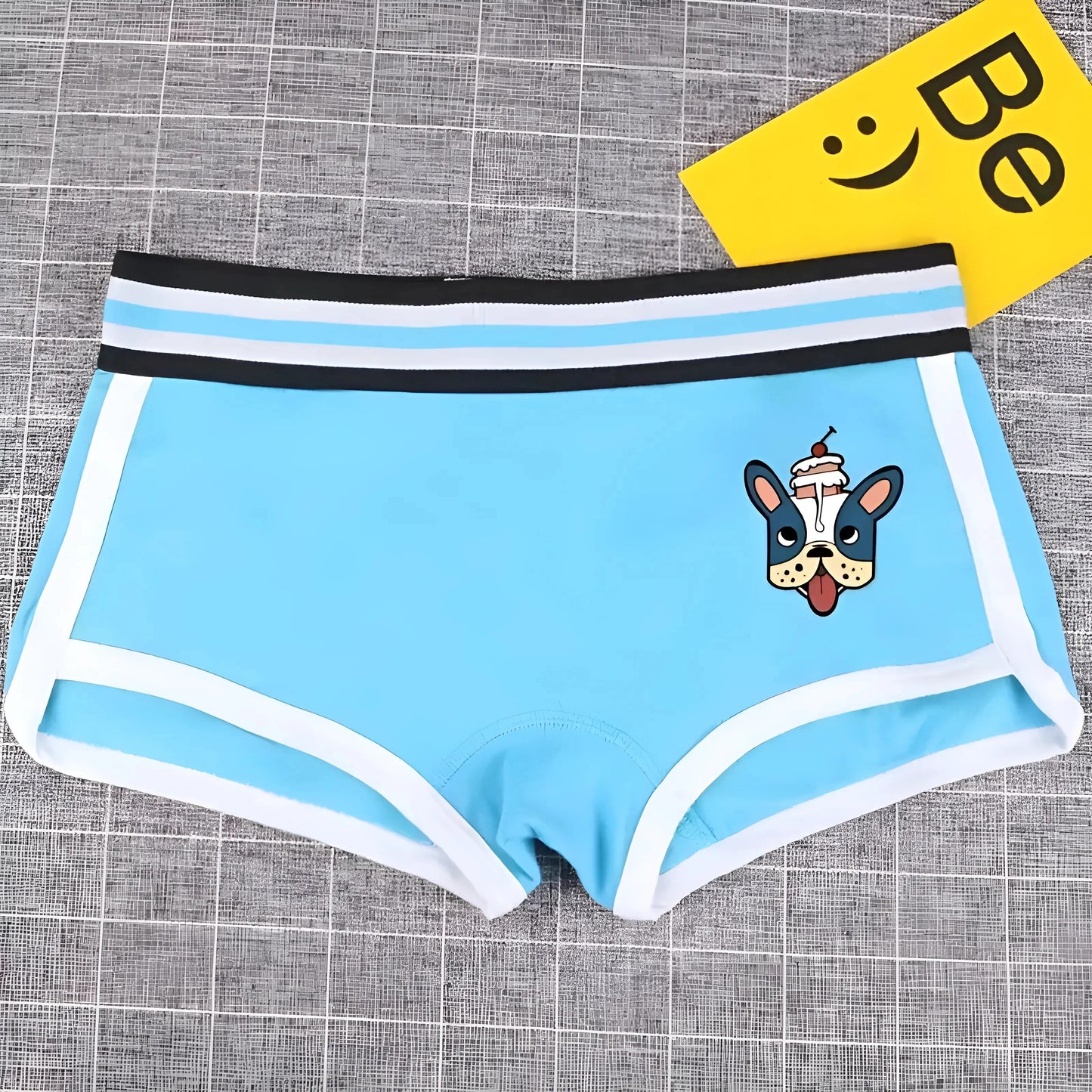 Blu Shorts Boxer Colorati da Donna