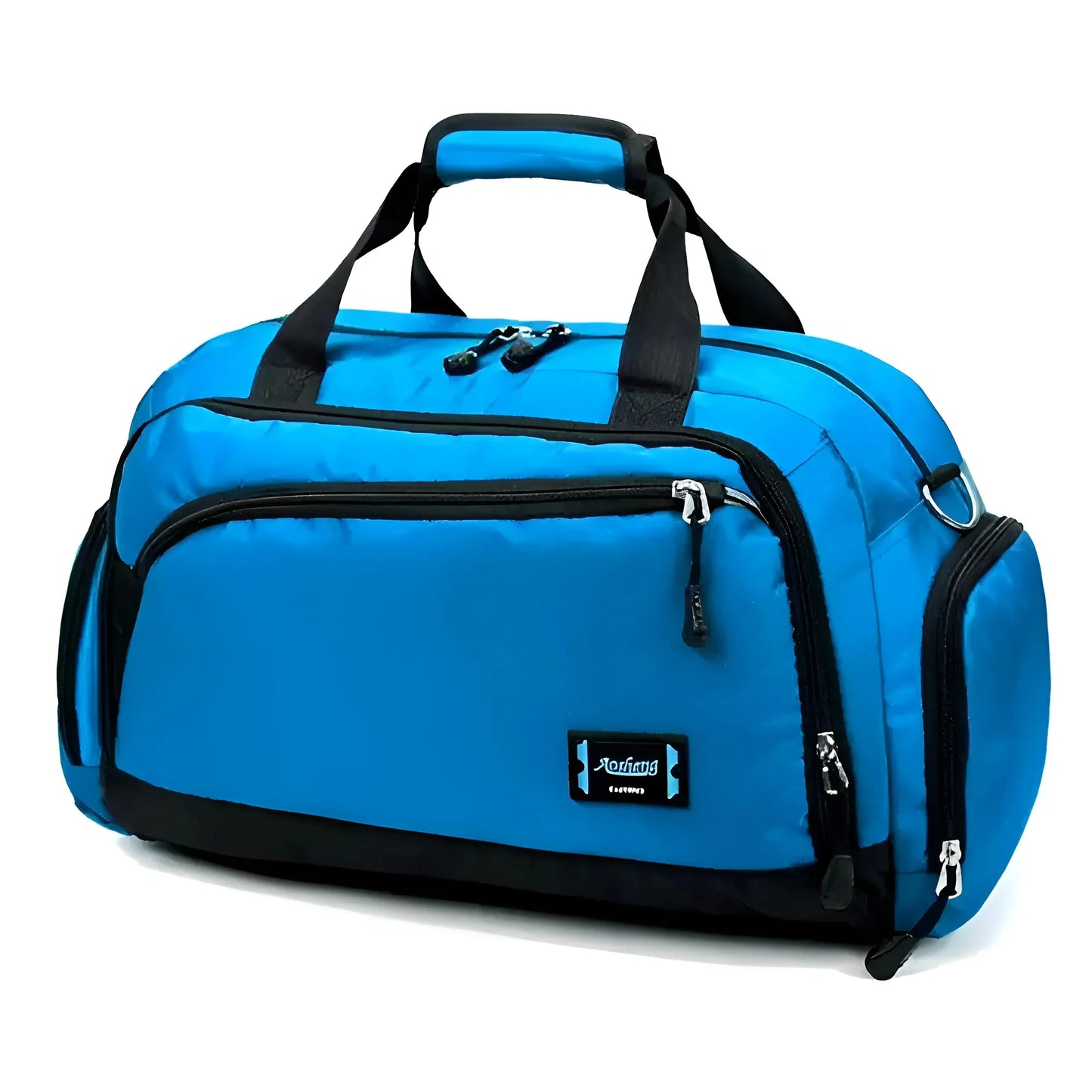 Blu Borsa Sportiva con Tasche