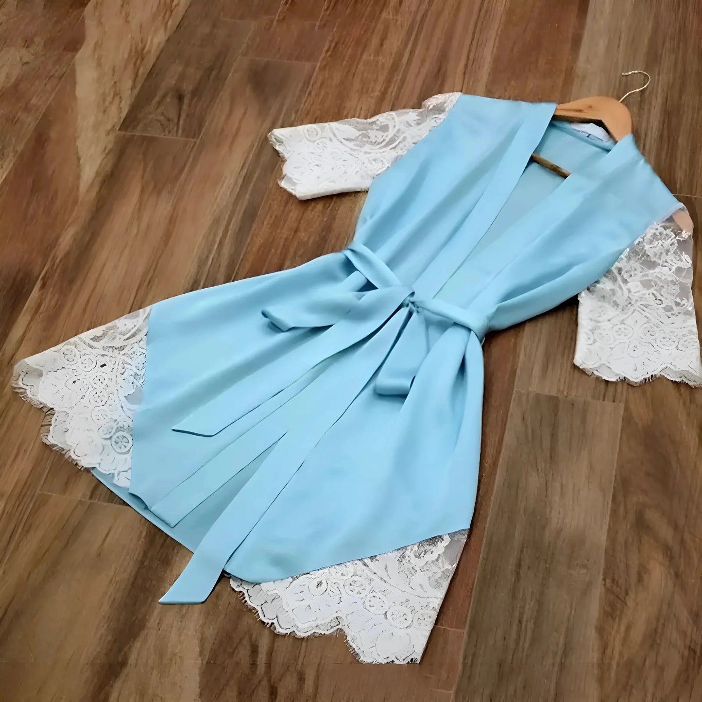 Blu Robe in pizzo da donna