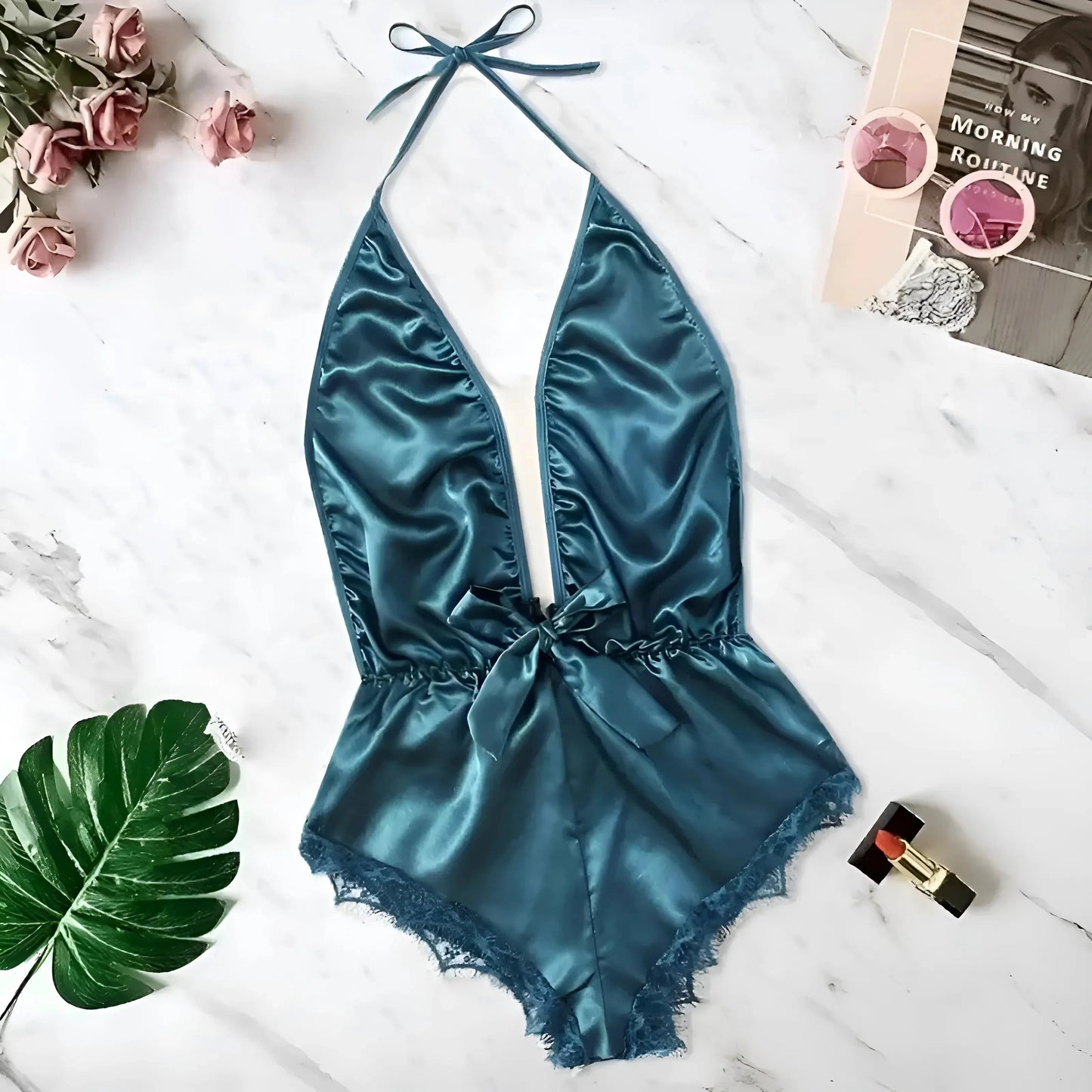 Blu Pigiama Intero da Donna
