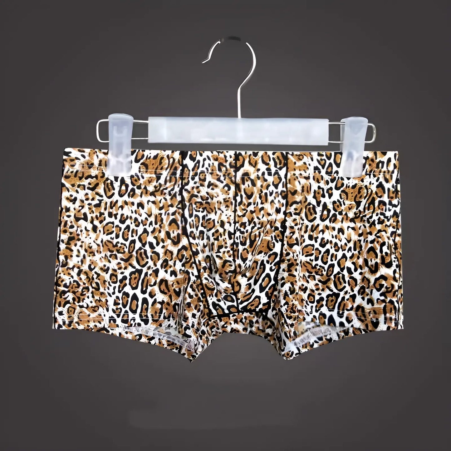 Marrone Pantaloni Boxer Floreali da Uomo