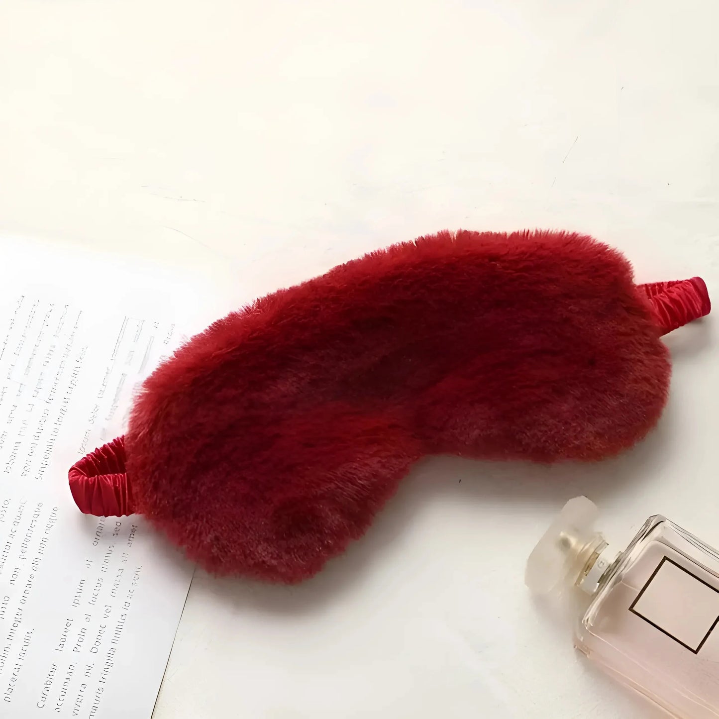 Borgogna Maschera per gli occhi morbida