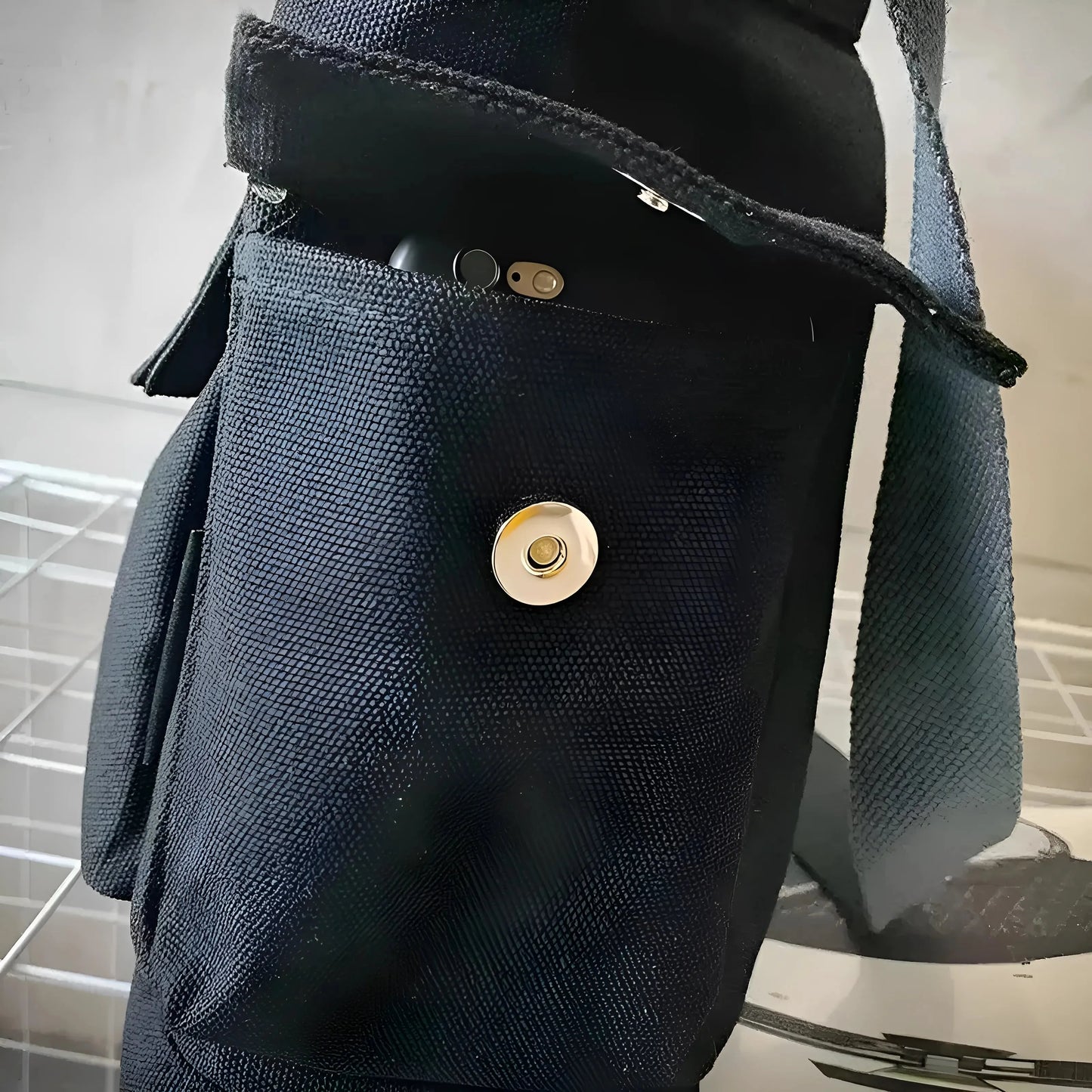 Borsa in Tela con Tasche