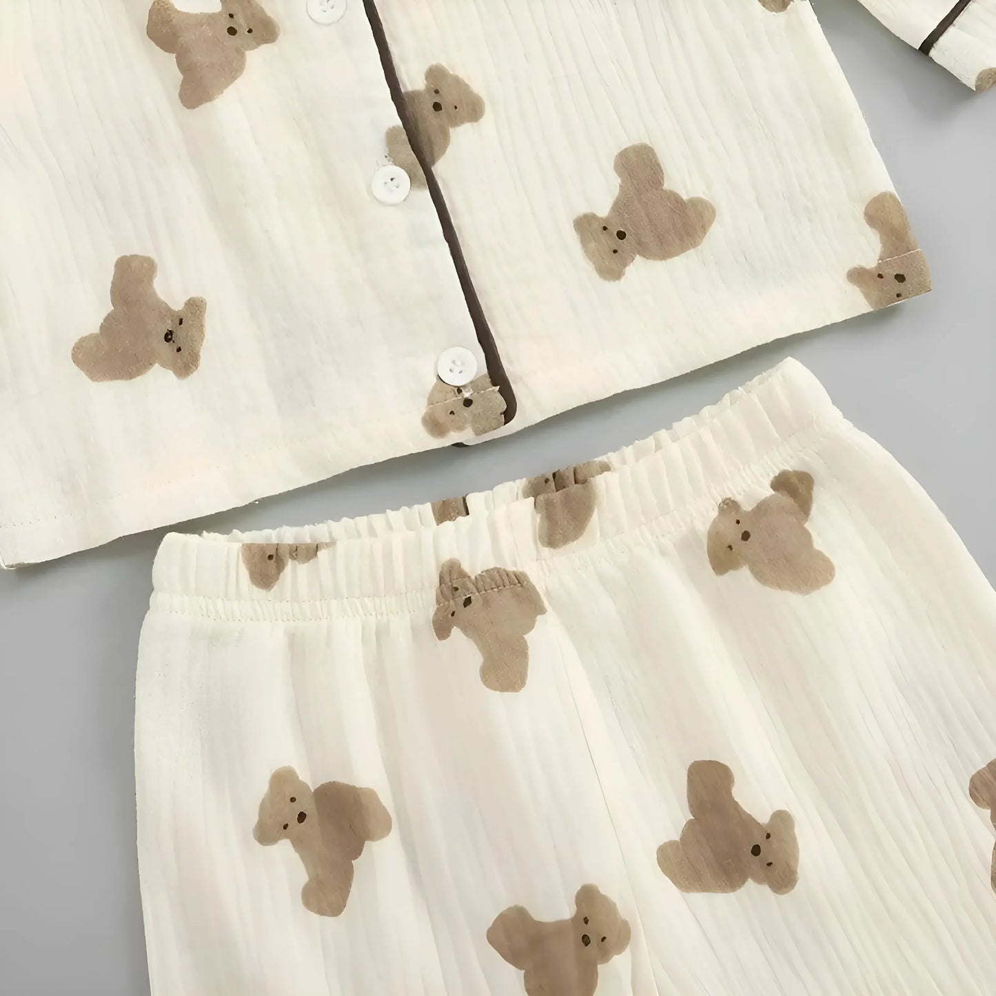 Pigiama con stampa di orsetti per bambini