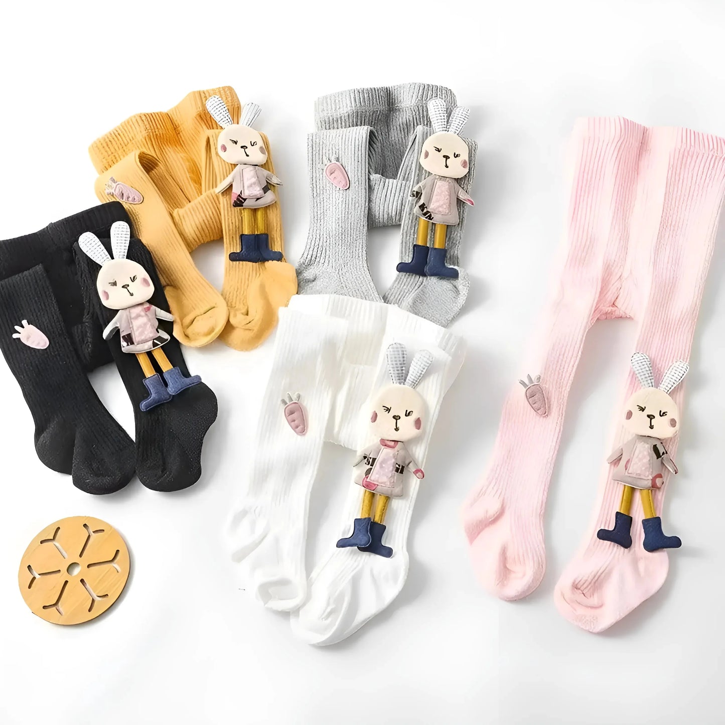 Collant per Bambini con Design di Coniglio
