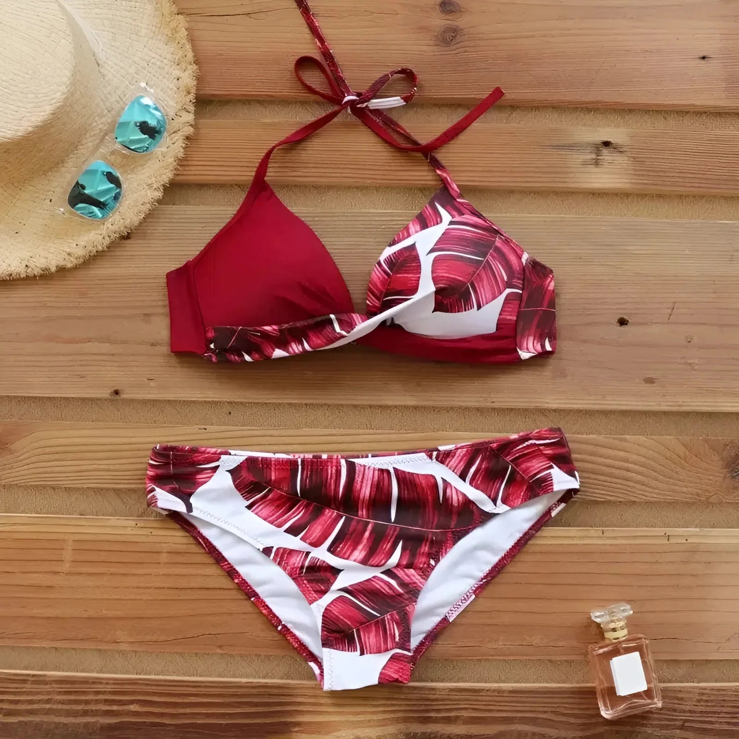 Costume da bagno a due pezzi taglio classico