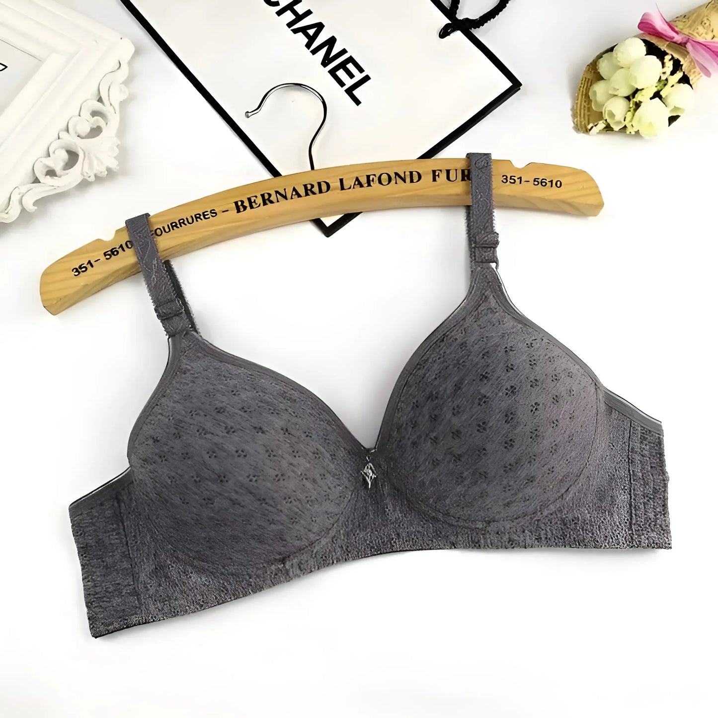 Grigio Scuro Reggiseno Push-Up Classico