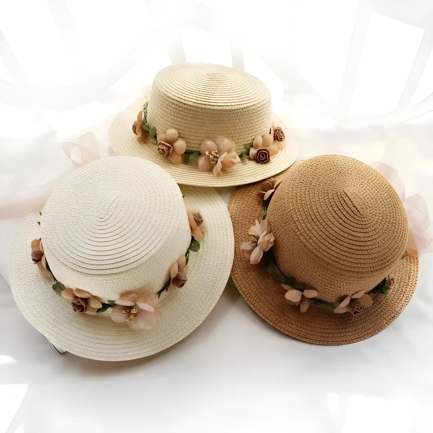 Cappello da Spiaggia Floreale