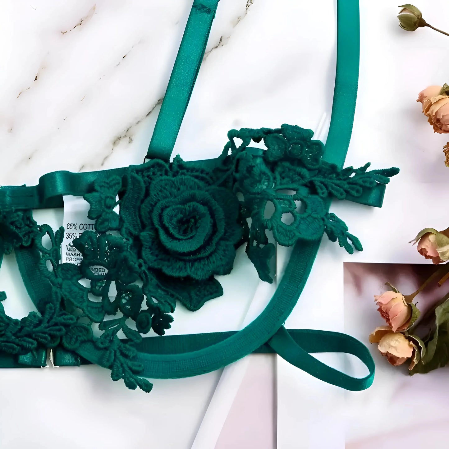 Set di Lingerie in Pizzo Floreale